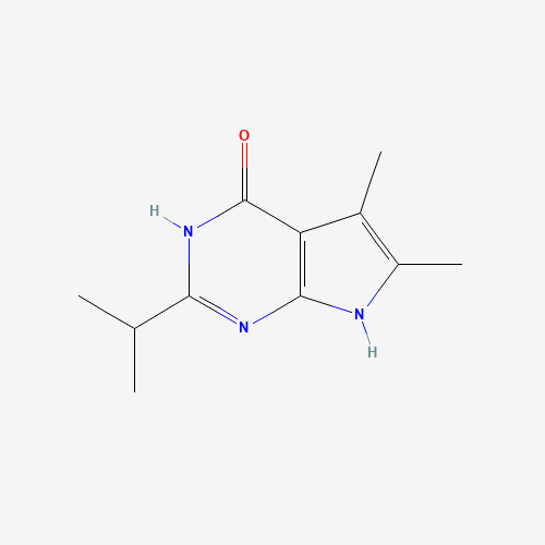 5,6-dimethyl-2-propan-2-yl-1,7-dihydropyrrolo[2,3-d]pyrimidin-4-one (CAS: 251947-07-6) - Related Chemical Product
