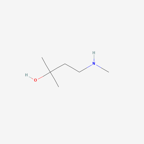 2-methyl-4-(methylamino)butan-2-ol (CAS: 866223-53-2) - Chemical Structure and Molecular Formula 