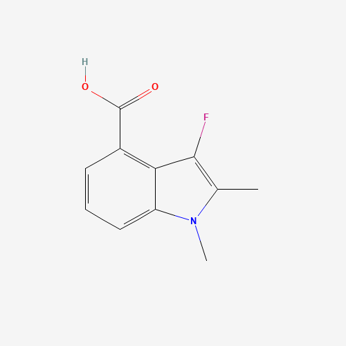 3-fluoro-1,2-dimethylindole-4-carboxylic acid (CAS: 1431310-79-0) - Related Chemical Product