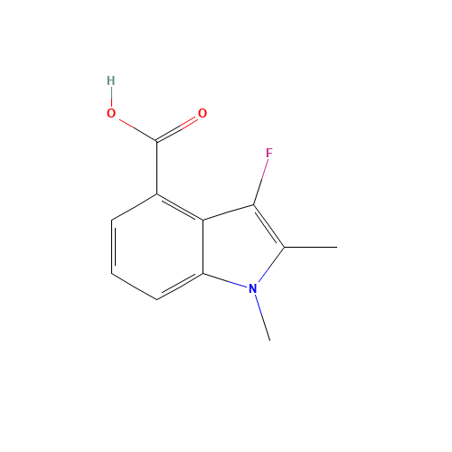 3-fluoro-1,2-dimethylindole-4-carboxylic acid (CAS: 1431310-79-0) - Related Chemical Product
