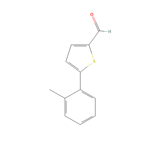 5-(2-methylphenyl)thiophene-2-carbaldehyde (CAS: 886509-95-1) - Related Chemical Product