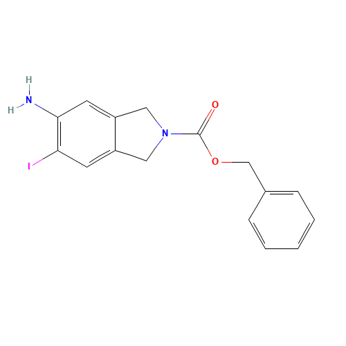 benzyl 5-amino-6-iodo-1,3-dihydroisoindole-2-carboxylate (CAS: 944317-37-7) - Related Chemical Product