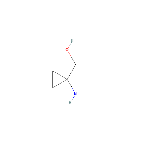 [1-(methylamino)cyclopropyl]methanol (CAS: 1094071-94-9) - Chemical Structure and Molecular Formula 