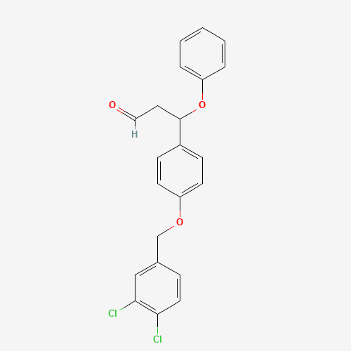 3-[4-[(3,4-dichlorophenyl)methoxy]phenyl]-3-phenoxypropanal (CAS: 1202577-21-6) - Related Chemical Product