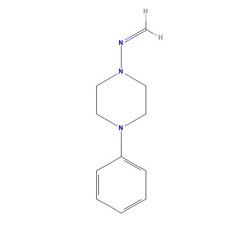 N-(4-phenylpiperazin-1-yl)methanimine (CAS: 1190890-85-7) - Chemical Structure and Molecular Formula 