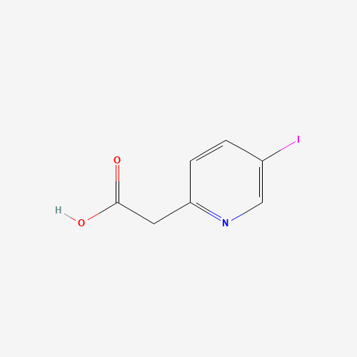 2-(5-iodopyridin-2-yl)acetic acid (CAS: 1234616-74-0) - Chemical Structure and Molecular Formula 