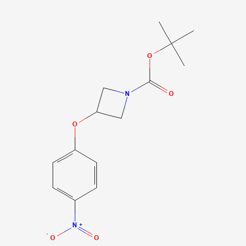tert-butyl 3-(4-nitrophenoxy)azetidine-1-carboxylate (CAS: 319451-51-9) - Chemical Structure and Molecular Formula 