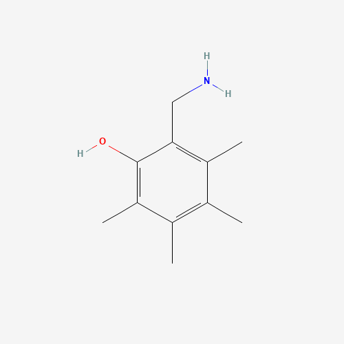 2-(aminomethyl)-3,4,5,6-tetramethylphenol (CAS: 61626-85-5) - Chemical Structure and Molecular Formula 