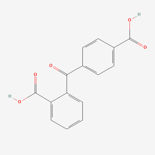 2-(4-carboxybenzoyl)benzoic acid (CAS: 85-58-5) - Chemical Structure and Molecular Formula 