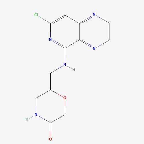 6-[[(7-chloropyrido[3,4-b]pyrazin-5-yl)amino]methyl]morpholin-3-one (CAS: 1415794-32-9) - Related Chemical Product