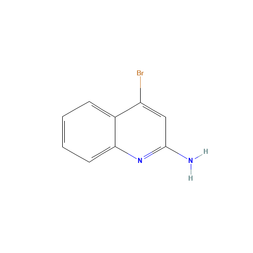 4-bromoquinolin-2-amine (CAS: 36825-32-8) - Chemical Structure and Molecular Formula 