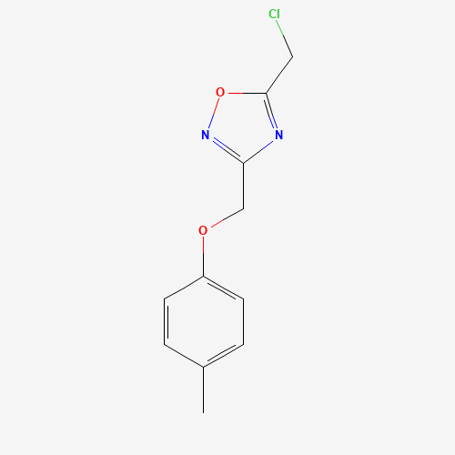 5-(chloromethyl)-3-[(4-methylphenoxy)methyl]-1,2,4-oxadiazole (CAS: 850375-37-0) - Related Chemical Product
