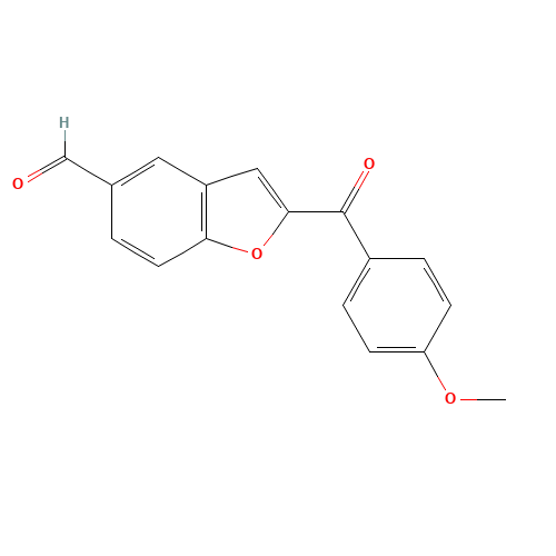 2-(4-methoxybenzoyl)-1-benzofuran-5-carbaldehyde (CAS: 300664-77-1) - Related Chemical Product
