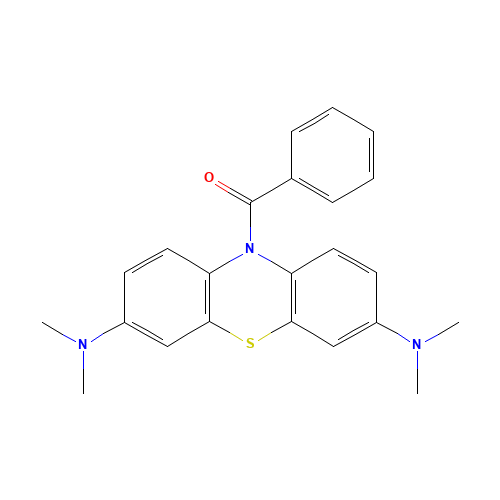 [3,7-bis(dimethylamino)phenothiazin-10-yl]-phenylmethanone (CAS: 1249-97-4) - Related Chemical Product