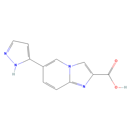 6-(1H-pyrazol-5-yl)imidazo[1,2-a]pyridine-2-carboxylic acid (CAS: 1167626-43-8) - Related Chemical Product
