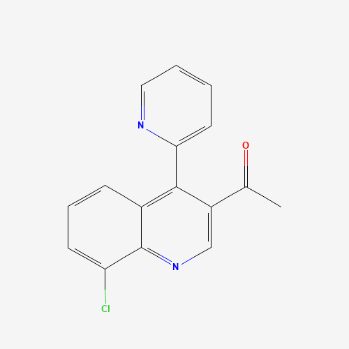1-(8-chloro-4-pyridin-2-ylquinolin-3-yl)ethanone (CAS: 1374200-21-1) - Related Chemical Product