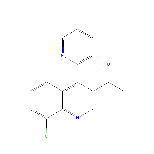 1-(8-chloro-4-pyridin-2-ylquinolin-3-yl)ethanone (CAS: 1374200-21-1) - Related Chemical Product