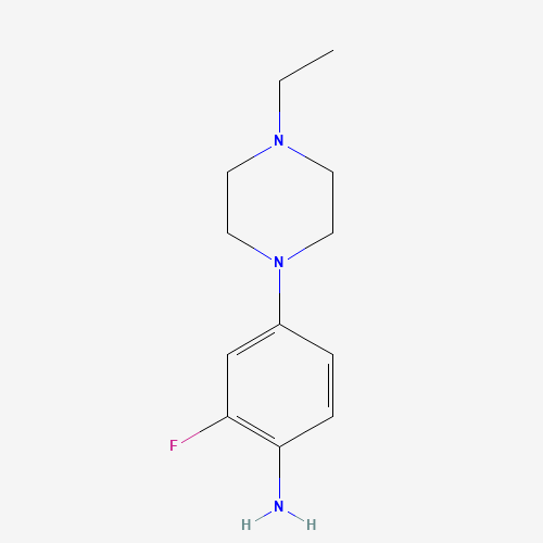 4-(4-ethylpiperazin-1-yl)-2-fluoroaniline (CAS: 500205-60-7) - Related Chemical Product