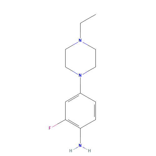 4-(4-ethylpiperazin-1-yl)-2-fluoroaniline (CAS: 500205-60-7) - Related Chemical Product