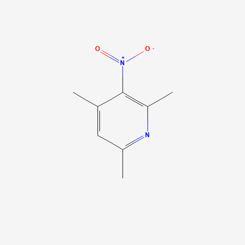 2,4,6-trimethyl-3-nitropyridine (CAS: 21203-55-4) - Chemical Structure and Molecular Formula 