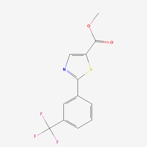 methyl 2-[3-(trifluoromethyl)phenyl]-1,3-thiazole-5-carboxylate (CAS: 1018975-69-3) - Related Chemical Product