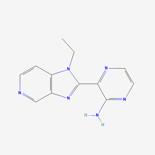 3-(1-ethylimidazo[4,5-c]pyridin-2-yl)pyrazin-2-amine (CAS: 607374-09-4) - Related Chemical Product