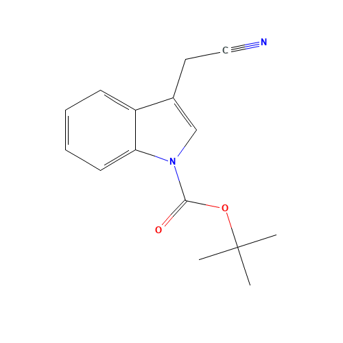 tert-butyl 3-(cyanomethyl)indole-1-carboxylate (CAS: 218772-62-4) - Related Chemical Product