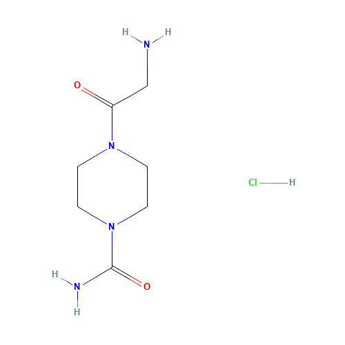 4-(2-aminoacetyl)piperazine-1-carboxamide;hydrochloride (CAS: 693790-09-9) - Related Chemical Product