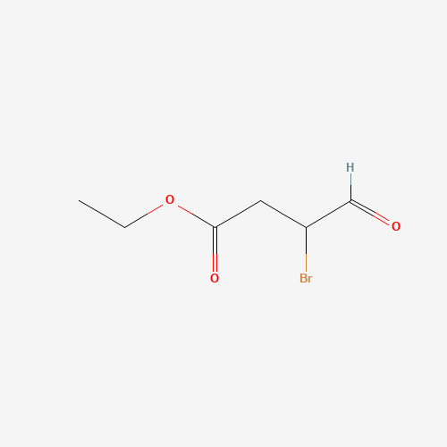 ethyl 3-bromo-4-oxobutanoate (CAS: 56580-46-2) - Chemical Structure and Molecular Formula 