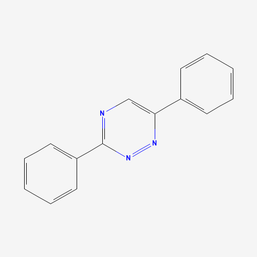 3,6-diphenyl-1,2,4-triazine (CAS: 33063-35-3) - Chemical Structure and Molecular Formula 