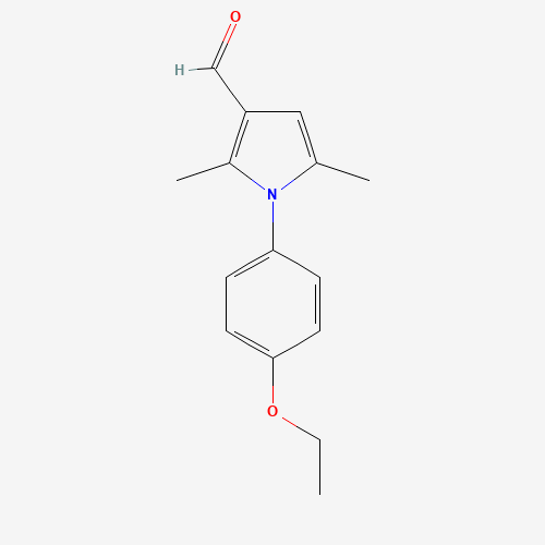 1-(4-ethoxyphenyl)-2,5-dimethylpyrrole-3-carbaldehyde (CAS: 347331-41-3) - Related Chemical Product