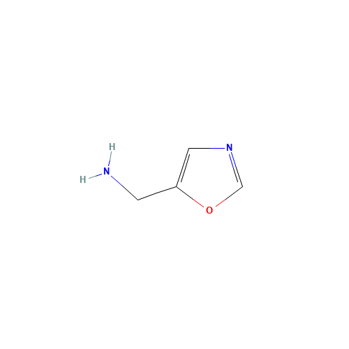 1,3-oxazol-5-ylmethanamine (CAS: 847644-09-1) - Chemical Structure and Molecular Formula 