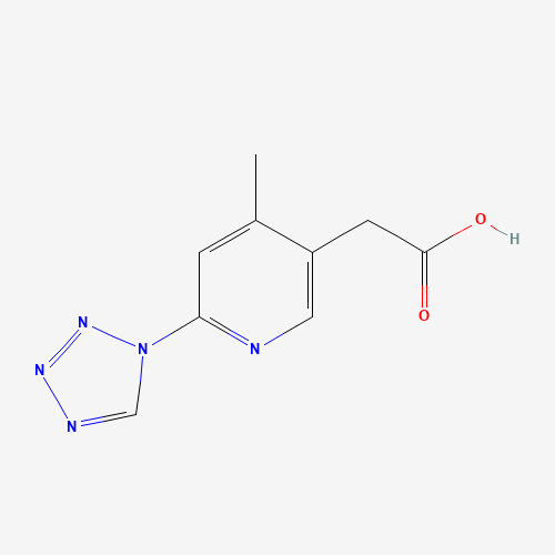2-[4-methyl-6-(tetrazol-1-yl)pyridin-3-yl]acetic acid (CAS: 1374573-73-5) - Related Chemical Product
