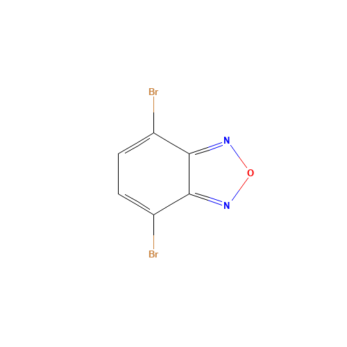 4,7-dibromo-2,1,3-benzoxadiazole (CAS: 54286-63-4) - Chemical Structure and Molecular Formula 
