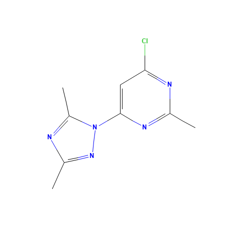 4-chloro-6-(3,5-dimethyl-1,2,4-triazol-1-yl)-2-methylpyrimidine (CAS: 1249591-19-2) - Related Chemical Product