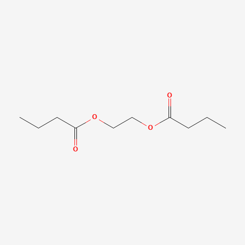 2-butanoyloxyethyl butanoate (CAS: 105-72-6) - Chemical Structure and Molecular Formula 