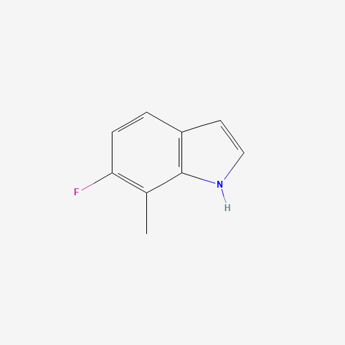 6-fluoro-7-methyl-1H-indole (CAS: 57817-10-4) - Chemical Structure and Molecular Formula 