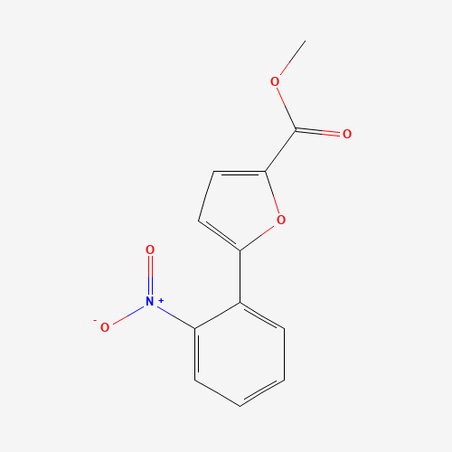 methyl 5-(2-nitrophenyl)furan-2-carboxylate (CAS: 41019-36-7) - Chemical Structure and Molecular Formula 