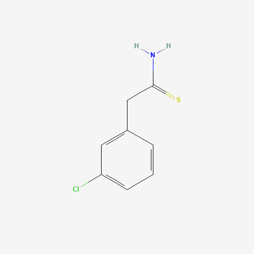2-(3-chlorophenyl)ethanethioamide (CAS: 834861-72-2) - Chemical Structure and Molecular Formula 