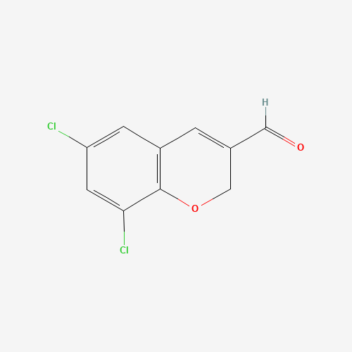 6,8-dichloro-2H-chromene-3-carbaldehyde (CAS: 126350-18-3) - Chemical Structure and Molecular Formula 