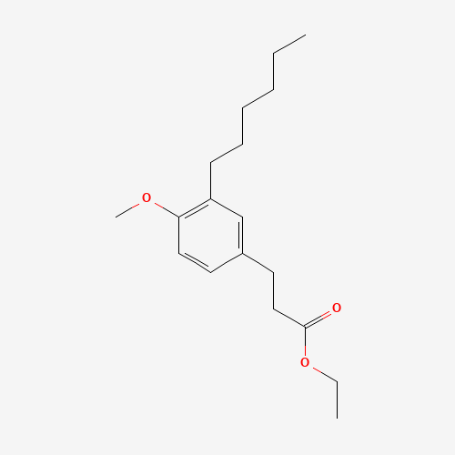 ethyl 3-(3-hexyl-4-methoxyphenyl)propanoate (CAS: 723760-81-4) - Related Chemical Product