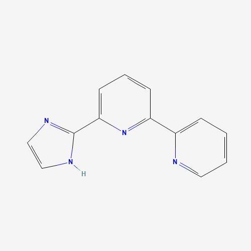 2-(1H-imidazol-2-yl)-6-pyridin-2-ylpyridine (CAS: 1597405-45-2) - Chemical Structure and Molecular Formula 
