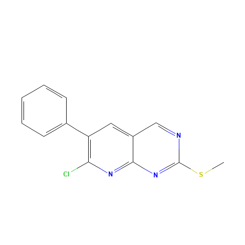 7-chloro-2-methylsulfanyl-6-phenylpyrido[2,3-d]pyrimidine (CAS: 867353-43-3) - Related Chemical Product