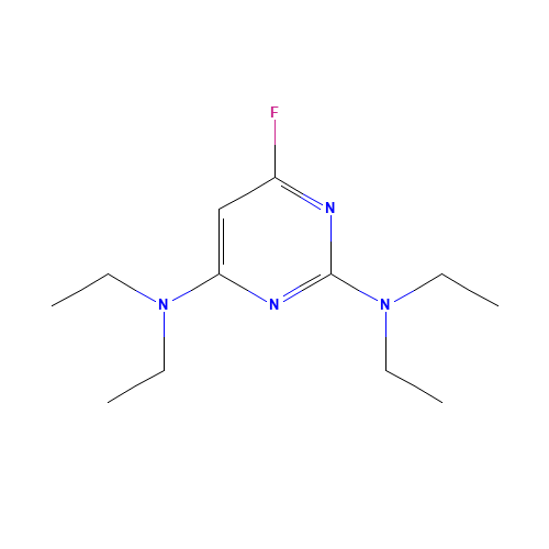 2-N,2-N,4-N,4-N-tetraethyl-6-fluoropyrimidine-2,4-diamine (CAS: 1648-44-8) - Related Chemical Product