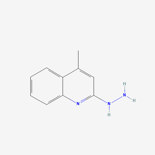(4-methylquinolin-2-yl)hydrazine (CAS: 21703-52-6) - Chemical Structure and Molecular Formula 