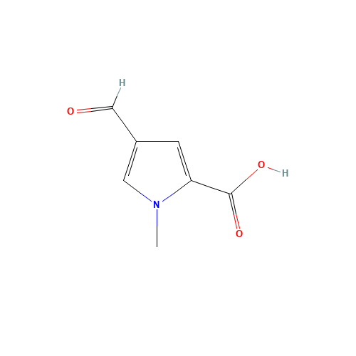 4-formyl-1-methylpyrrole-2-carboxylic acid (CAS: 132122-28-2) - Chemical Structure and Molecular Formula 