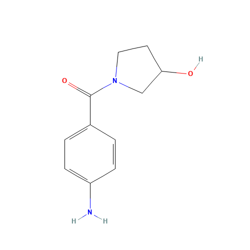 (4-aminophenyl)-(3-hydroxypyrrolidin-1-yl)methanone (CAS: 218631-52-8) - Related Chemical Product
