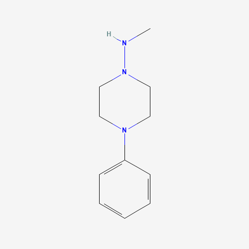 N-methyl-4-phenylpiperazin-1-amine (CAS: 1190890-83-5) - Chemical Structure and Molecular Formula 