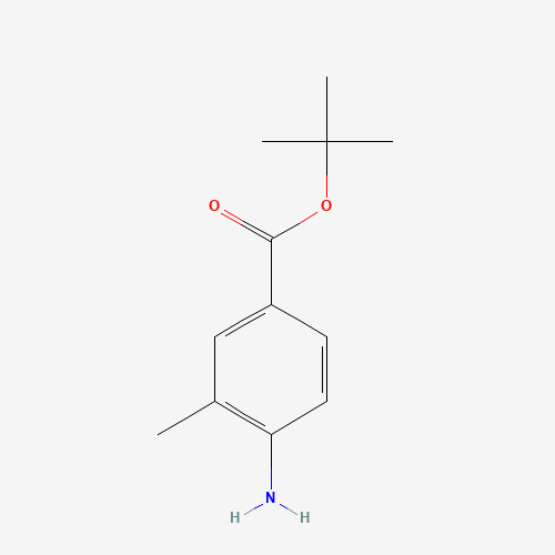 tert-butyl 4-amino-3-methylbenzoate (CAS: 934481-43-3) - Chemical Structure and Molecular Formula 