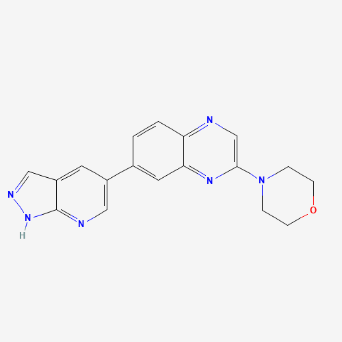 4-[7-(1H-pyrazolo[3,4-b]pyridin-5-yl)quinoxalin-2-yl]morpholine (CAS: 1083320-98-2) - Related Chemical Product